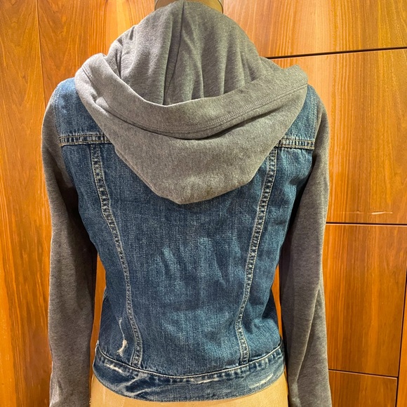 A&F jean/sweater jacket - Picture 2 of 4